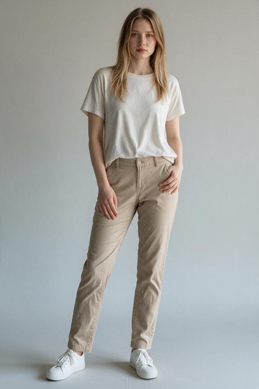 EDDIE BAUER Pants Size 2 Khaki Slim Fit Skinny Jeans Tan Denim Slacks
